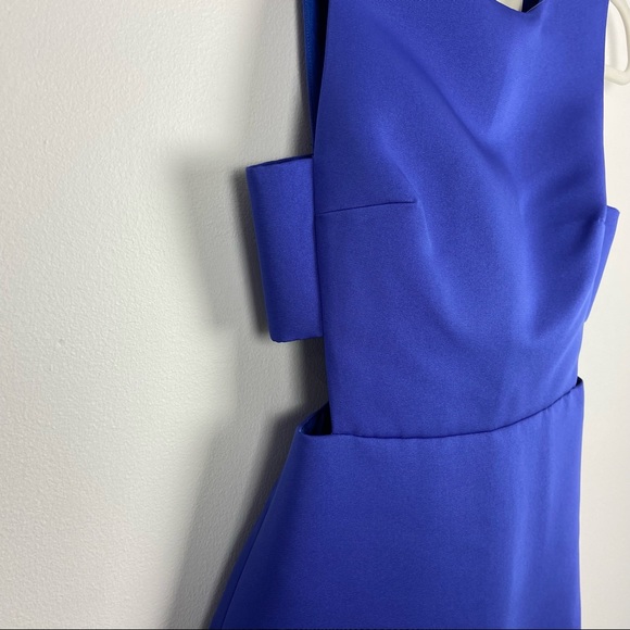 NWOT Kate spade new york cutout a-line dress indigo blue - Picture 5 of 8